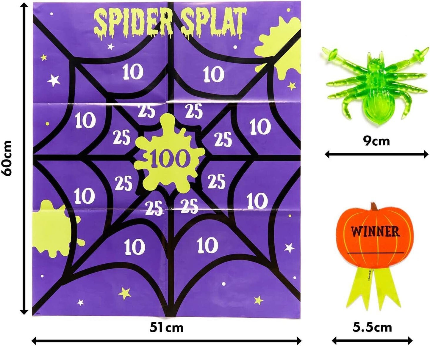 Halloween Spider Splat Game - Anilas UK
