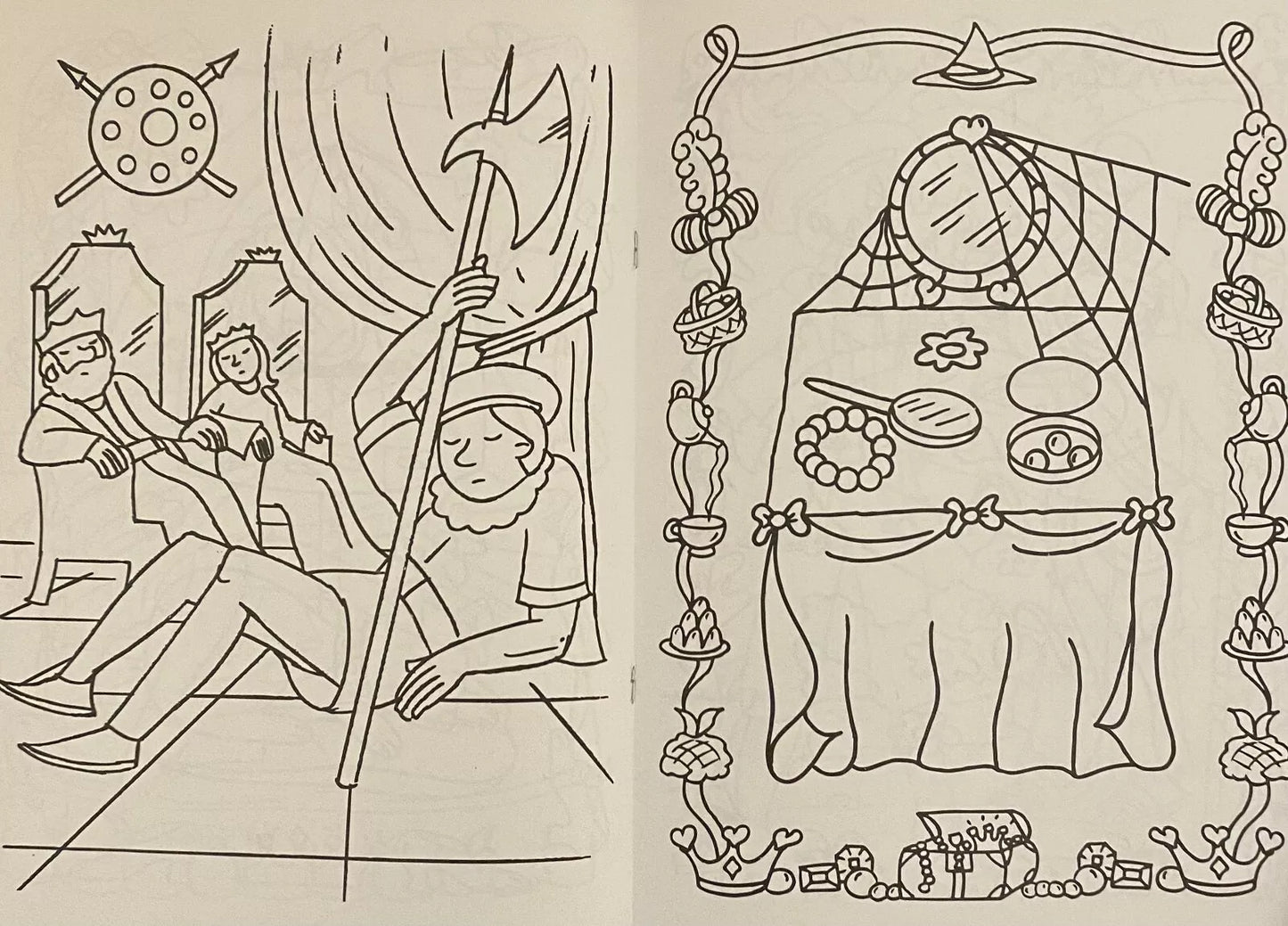 Sleeping Beauty Colouring Book - Anilas UK