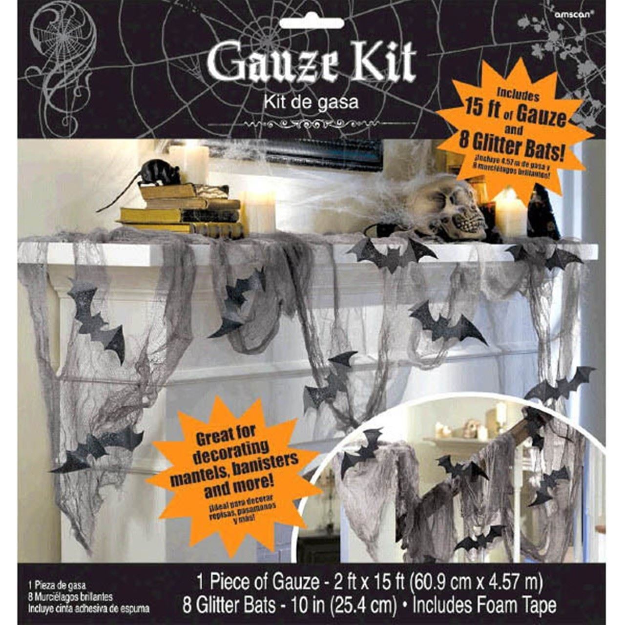 Halloween Bat Gauze Draping Kit - Anilas UK
