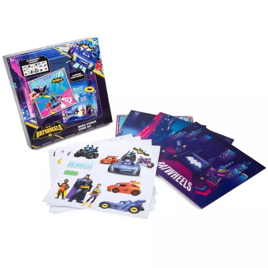 Batwheels Magic Sticker Scene Set - Anilas UK