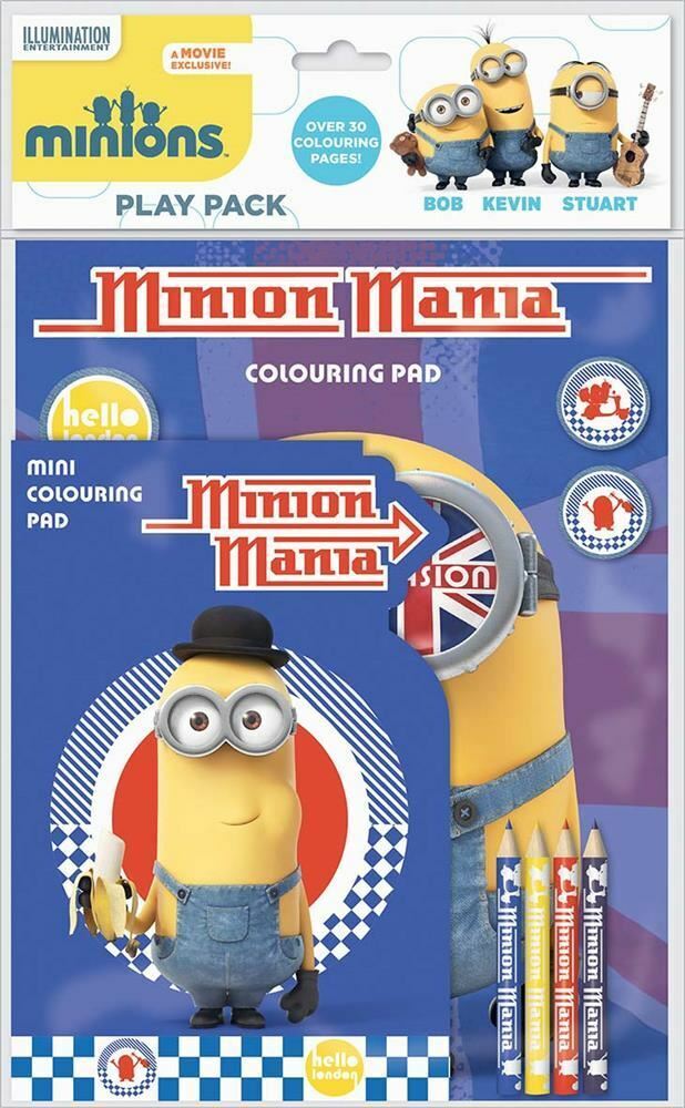 minion Mania Colouring Play Pack