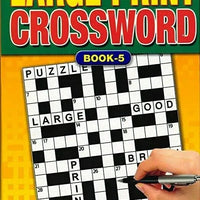 Large Print Crossword Puzzle Book - Anilas UK