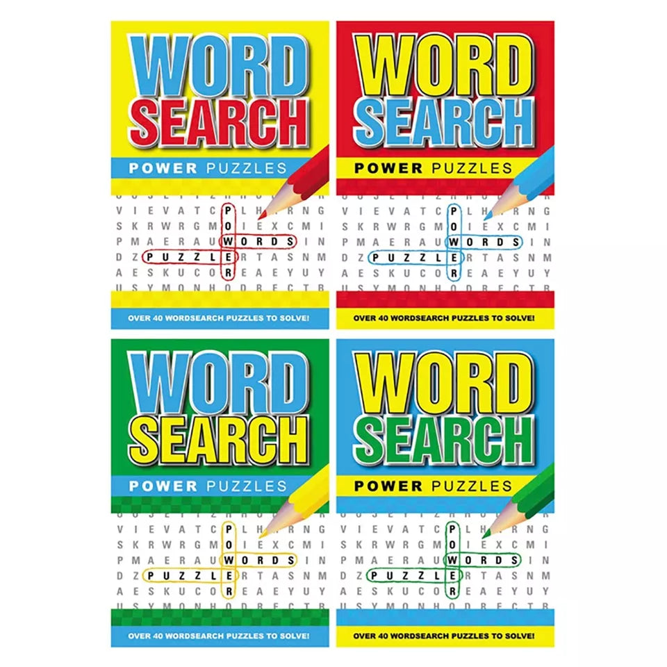 Wordsearch Puzzle Books (Set of 4) - Anilas UK