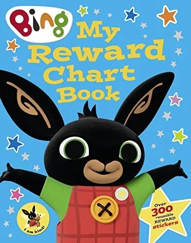 Bing My Reward Chart Sticker Activity Book - Anilas UK