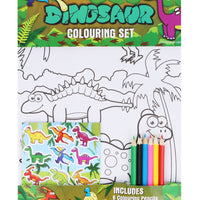 Dinosaur Colouring Set with Stickers