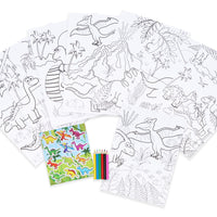 Dinosaur Colouring Set with Stickers