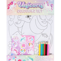 Unicorn Colouring Set with Stickers