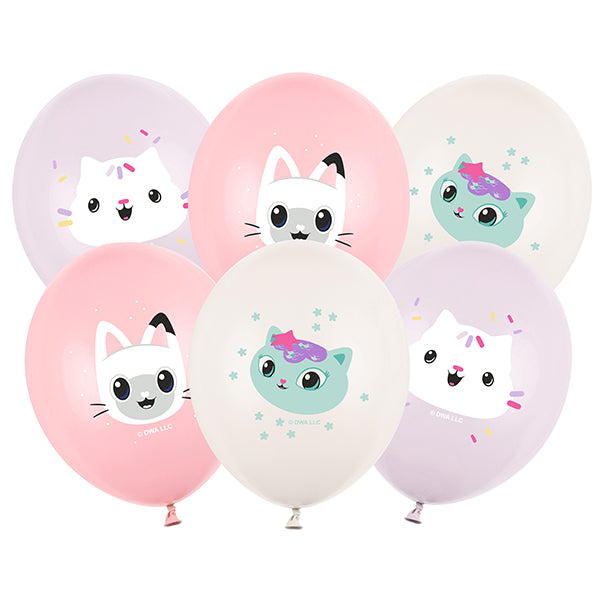 11" Gabby's Dollhouse Mix Latex Balloons 6pk