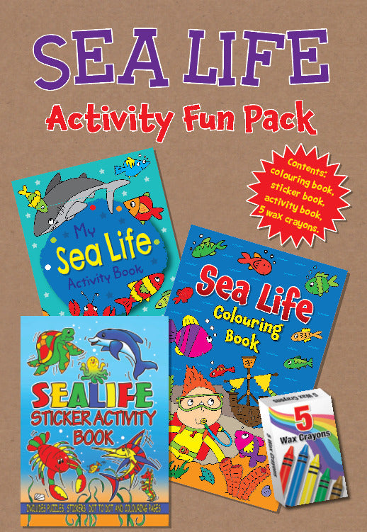 Sea Life Travel Activity Pack - Anilas UK