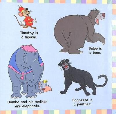 Sensory adventure pages with Disney animals