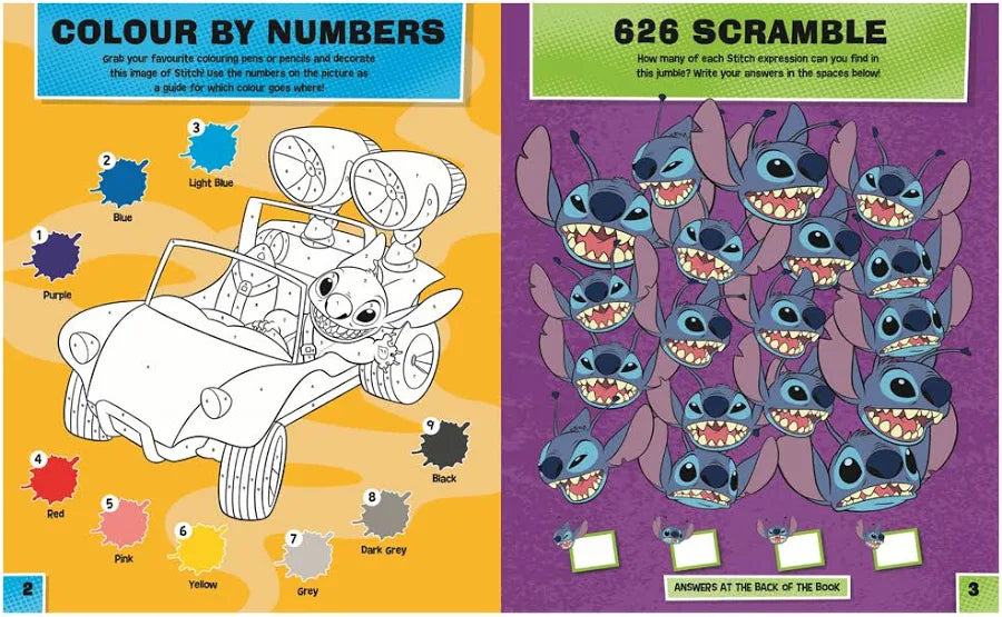 Disney: Stitch: Sticker & Activities Book - Anilas UK