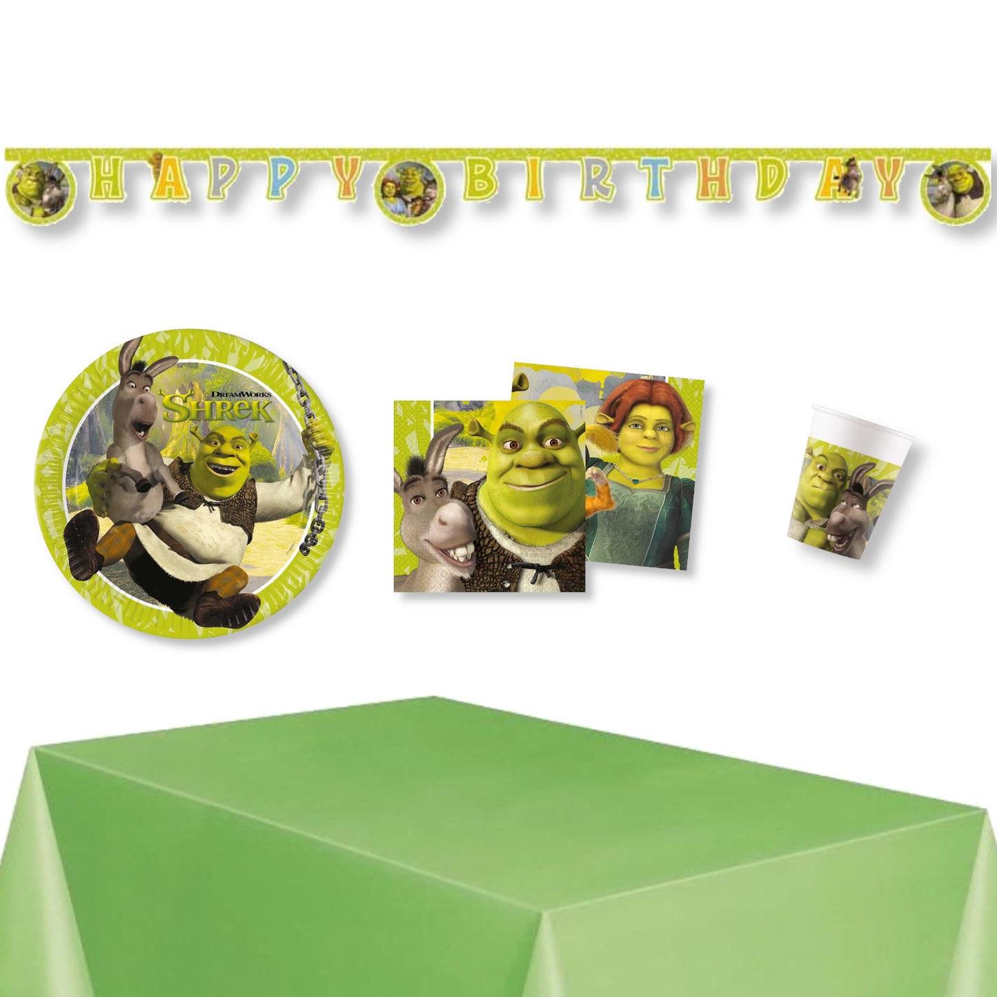 Anila's Shrek Party Pack for 8 people