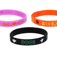 Halloween Silicone Bracelets 5-pack 3 Assorts