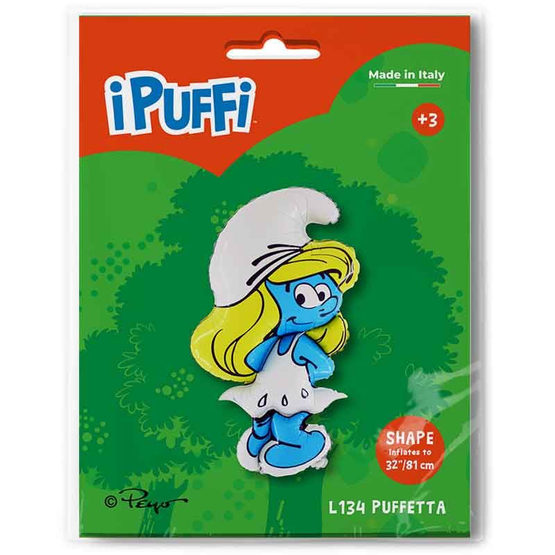 Smurfette Supershape 40 Inch Foil Balloon packaging