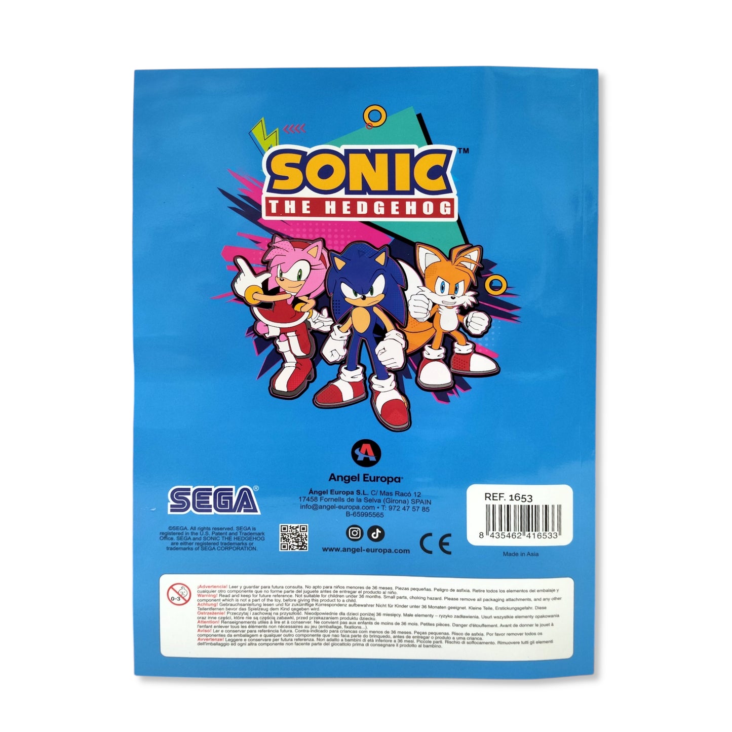 Sonic Colouring Book with Stickers & Pencils