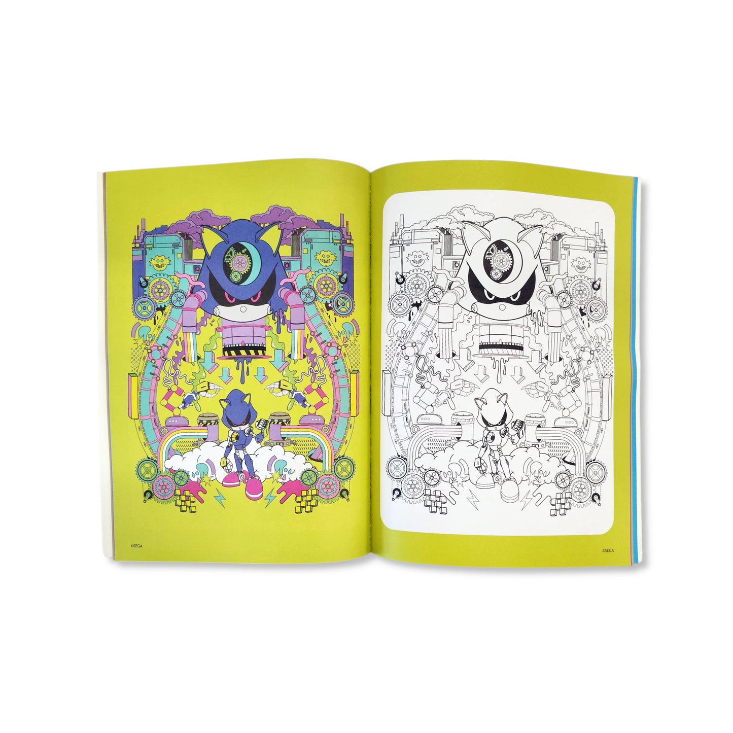 Sonic Colouring Book with Stickers & Pencils