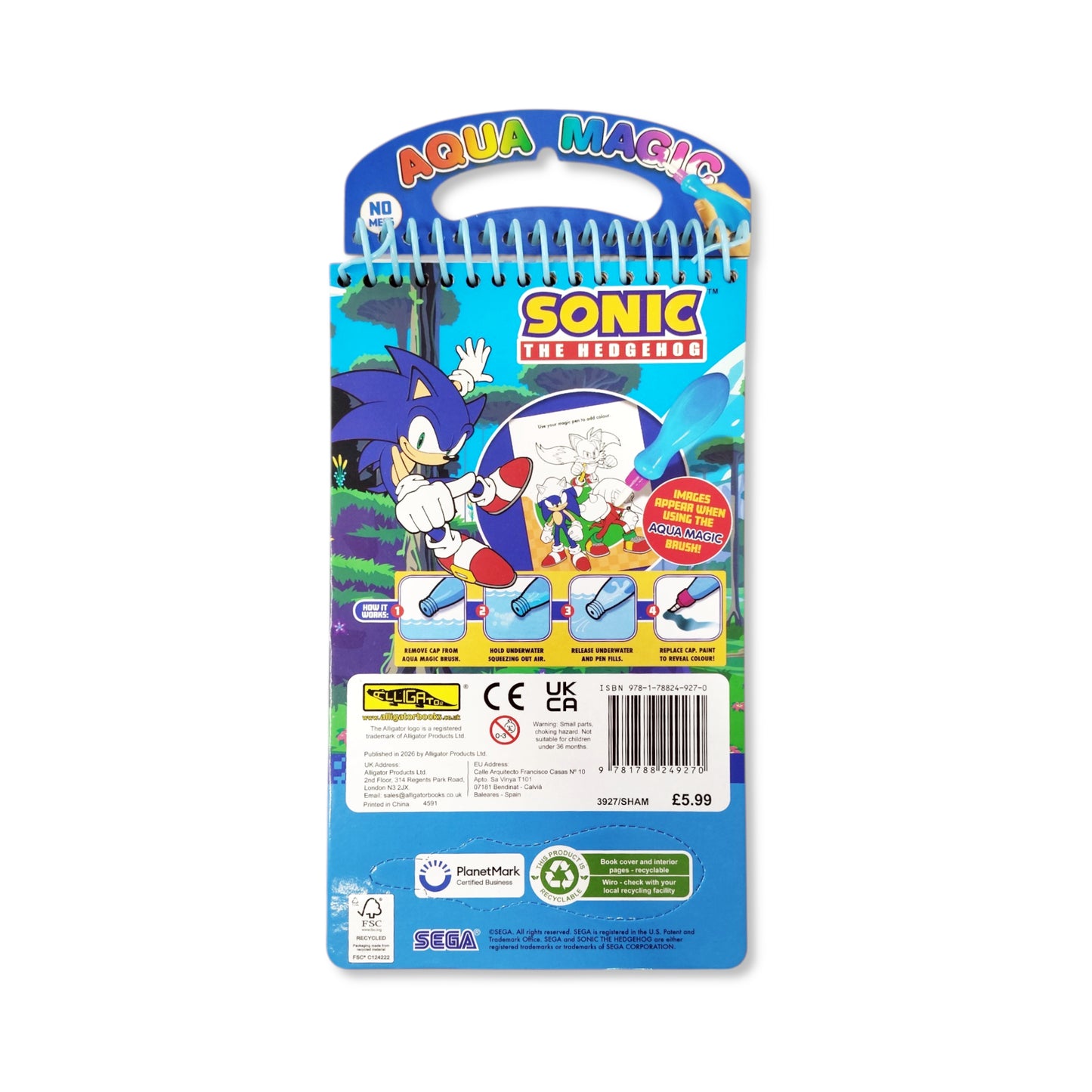 Sonic the Hedgehog Aqua Magic (Copy) - Anilas UK