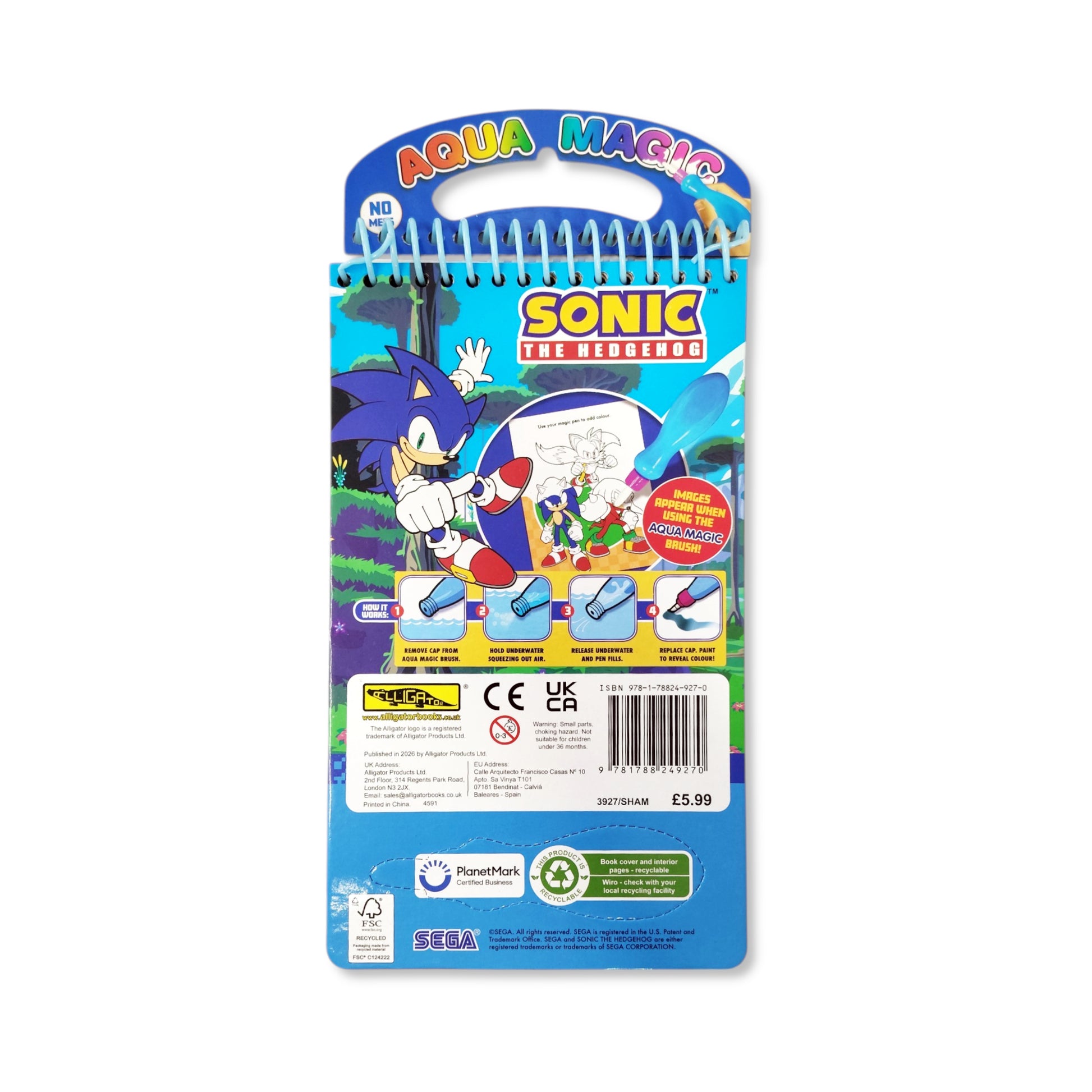 Sonic the Hedgehog Aqua Magic (Copy) - Anilas UK