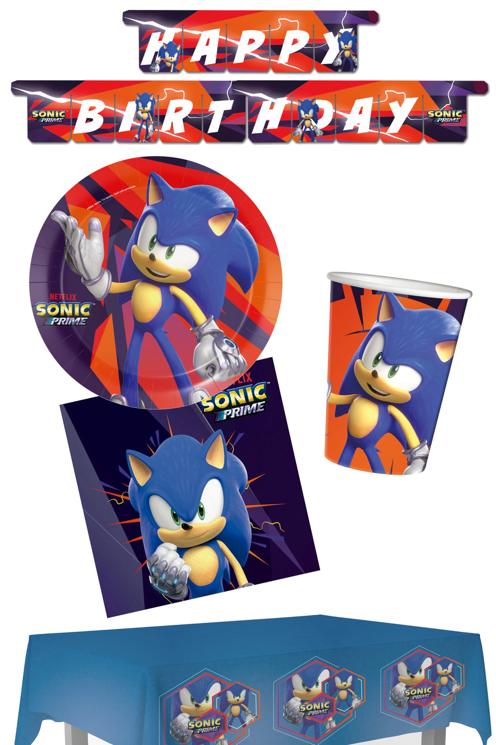 Anila's Sonic Party Pack for 8 people