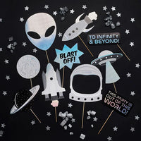 
              Space Party Photo Props (Pack of 10)
            