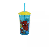 
              Spider-Man Clear Straw Tumbler 460ml for kids
            