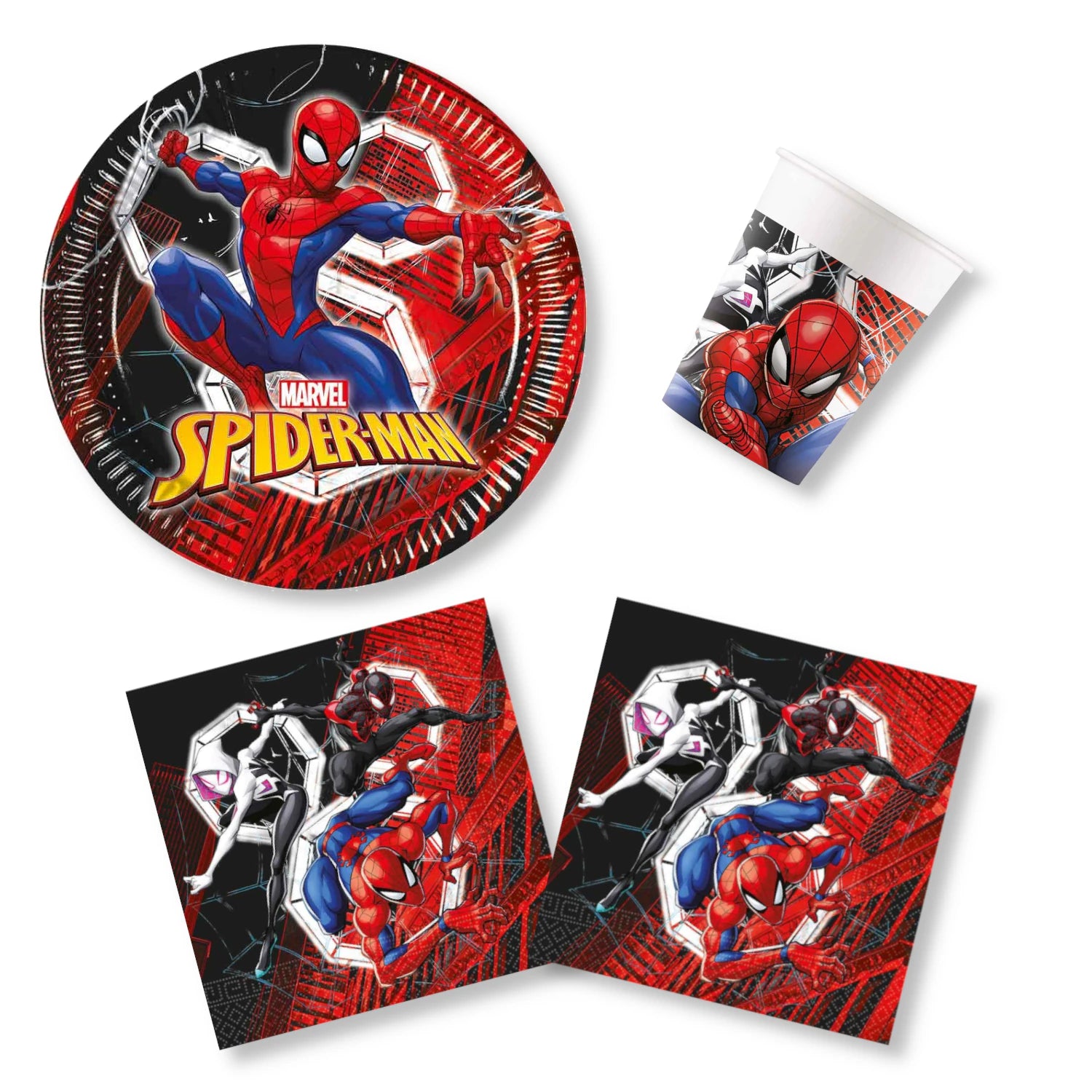 Anila's Spider-Man Party Pack for 16 people - Anilas UK
