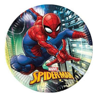 Spiderman Paper Plates - 23cm ( Pack of 8)