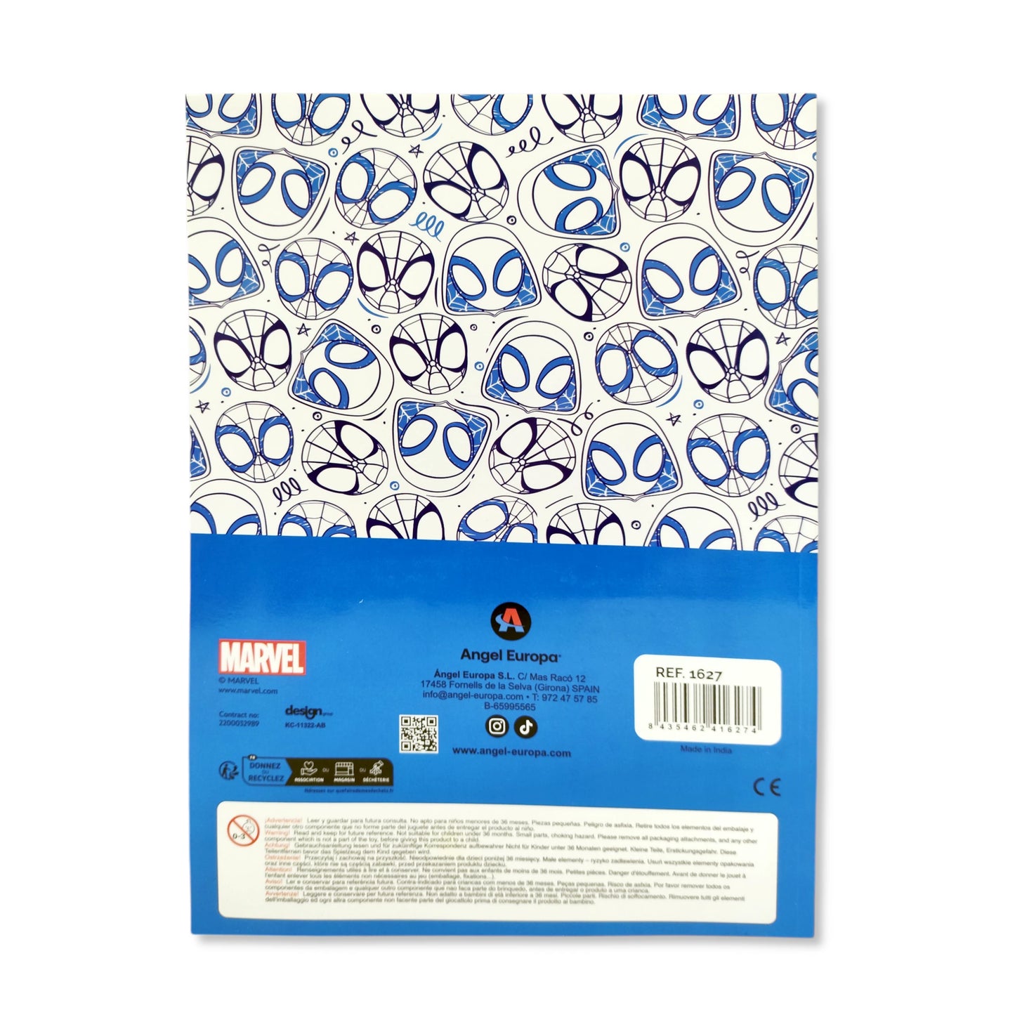 Spidey and his Amazing Friends Colouring Book with Stickers & Pencils