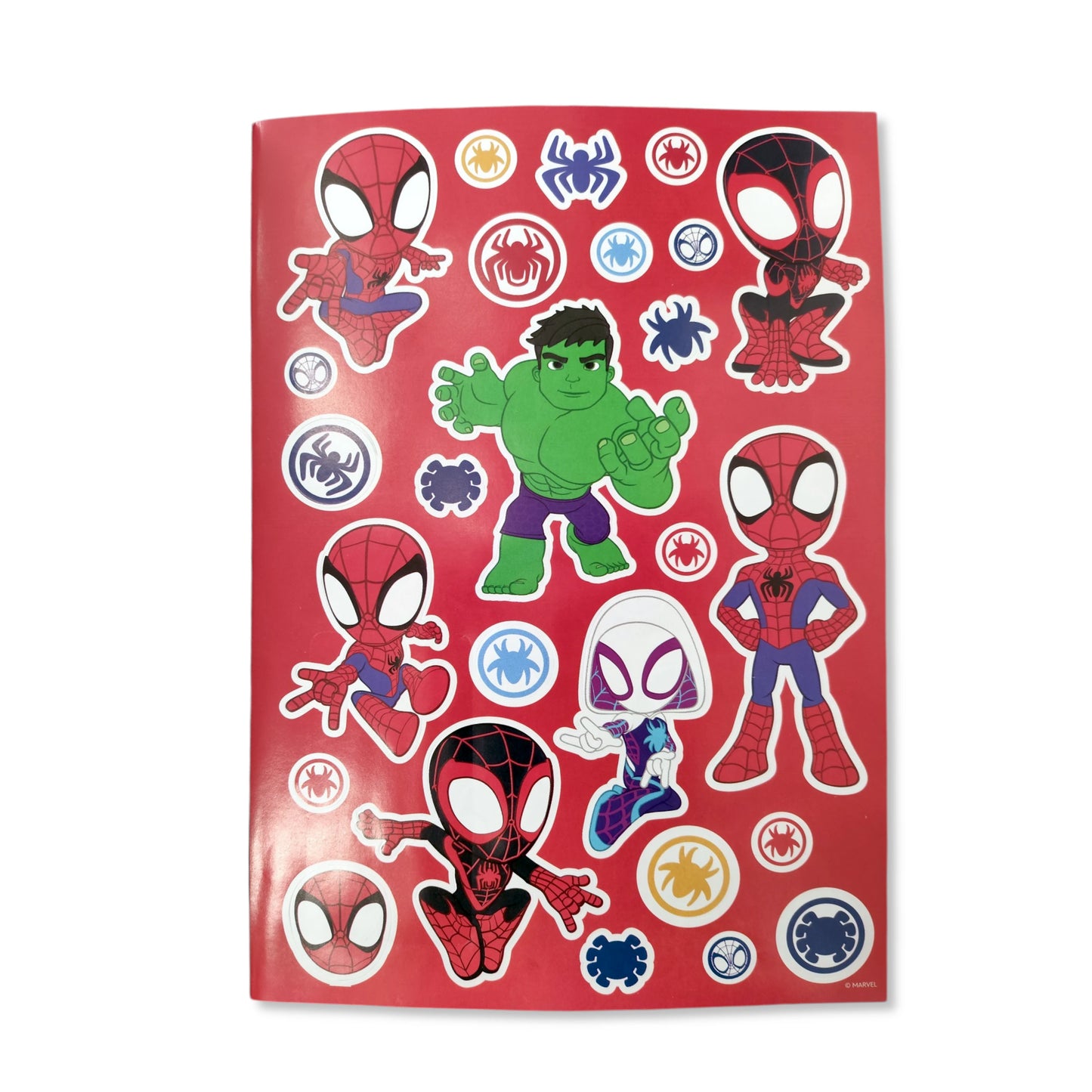 Spidey and his Amazing Friends Colouring Book with Stickers & Pencils