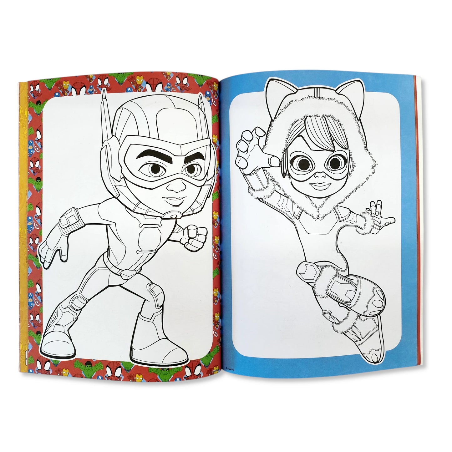 Spidey and his Amazing Friends Colouring Book with Stickers & Pencils