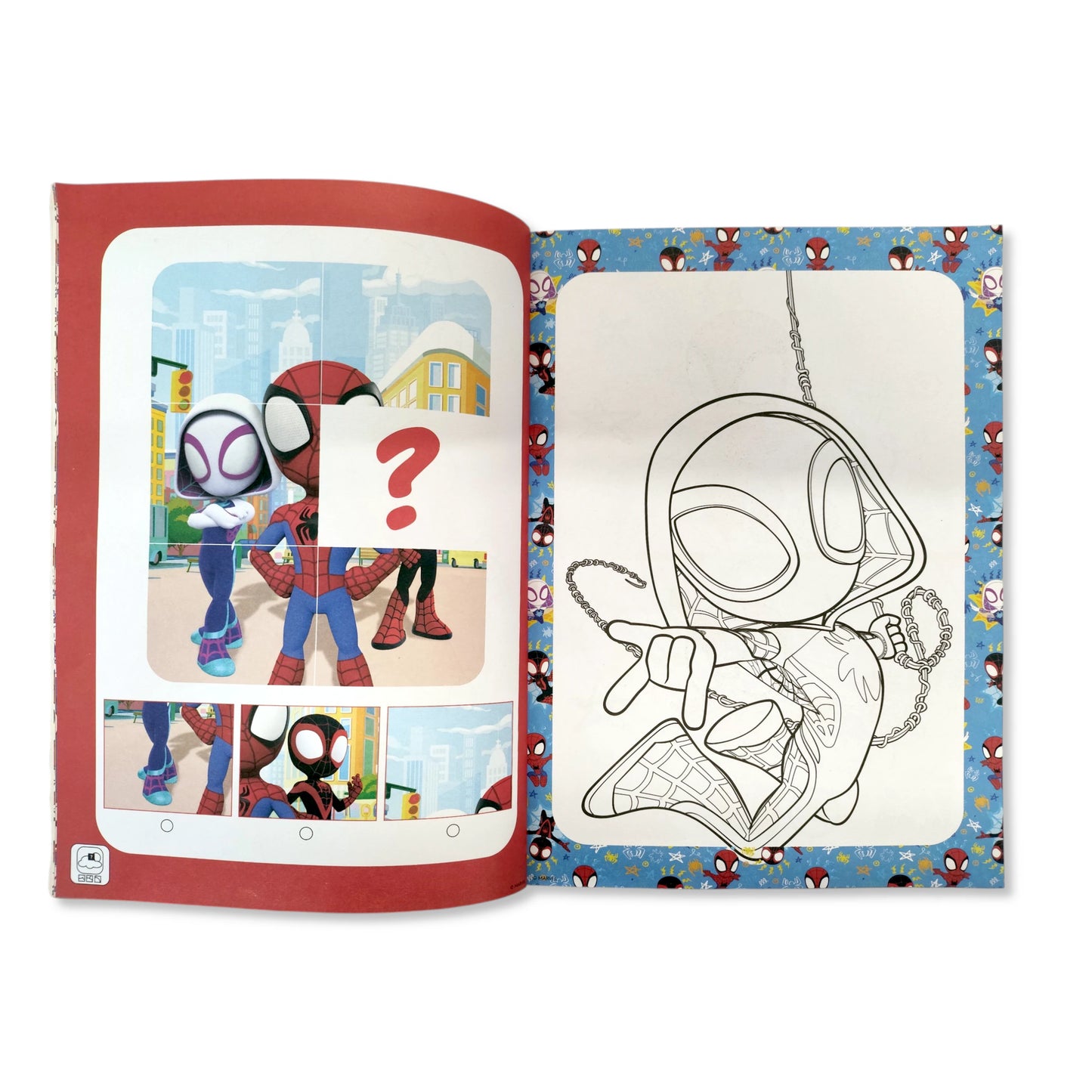 Marvel Spidey Colouring Book with Stickers & Pencils
