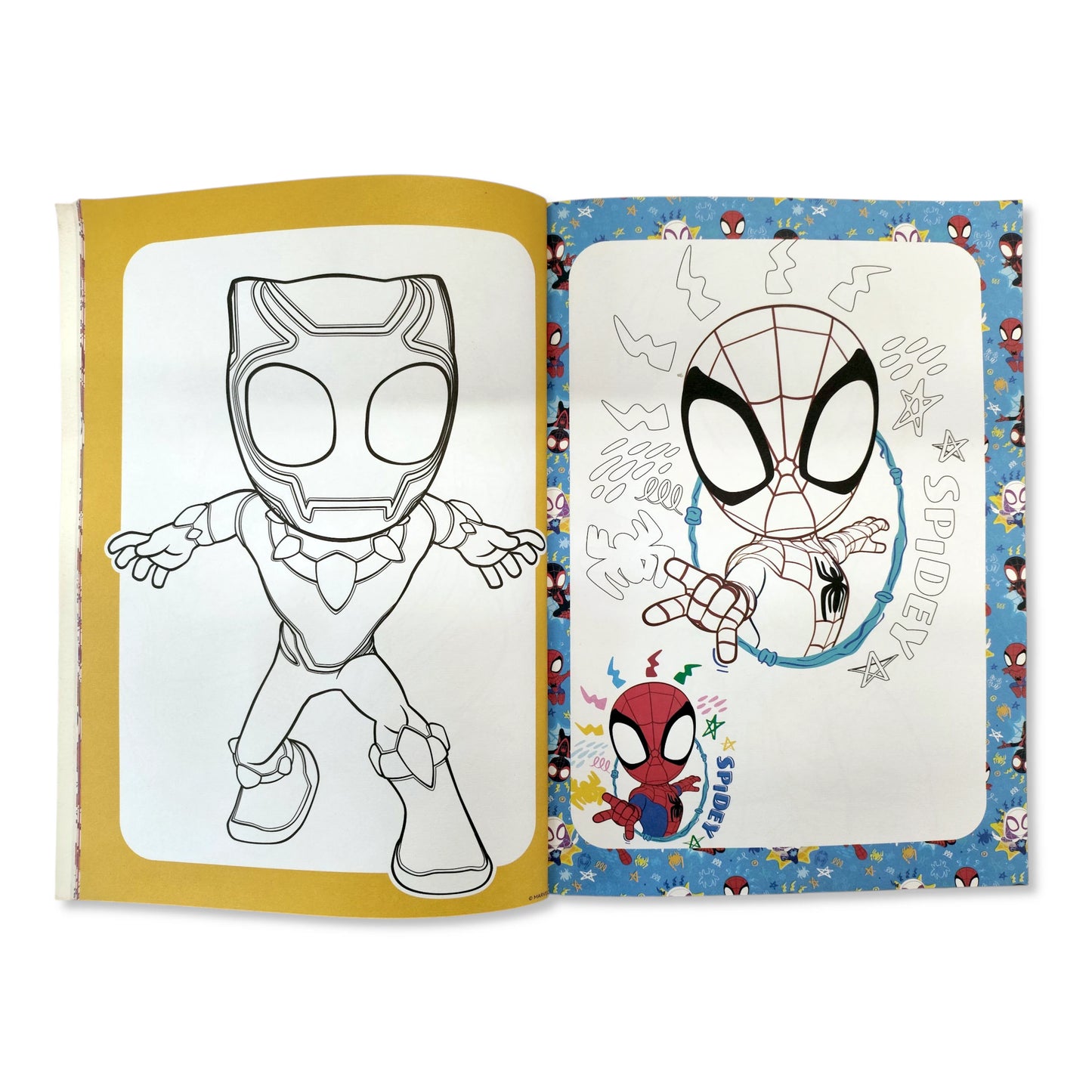 Marvel Spidey Colouring Book with Stickers & Pencils