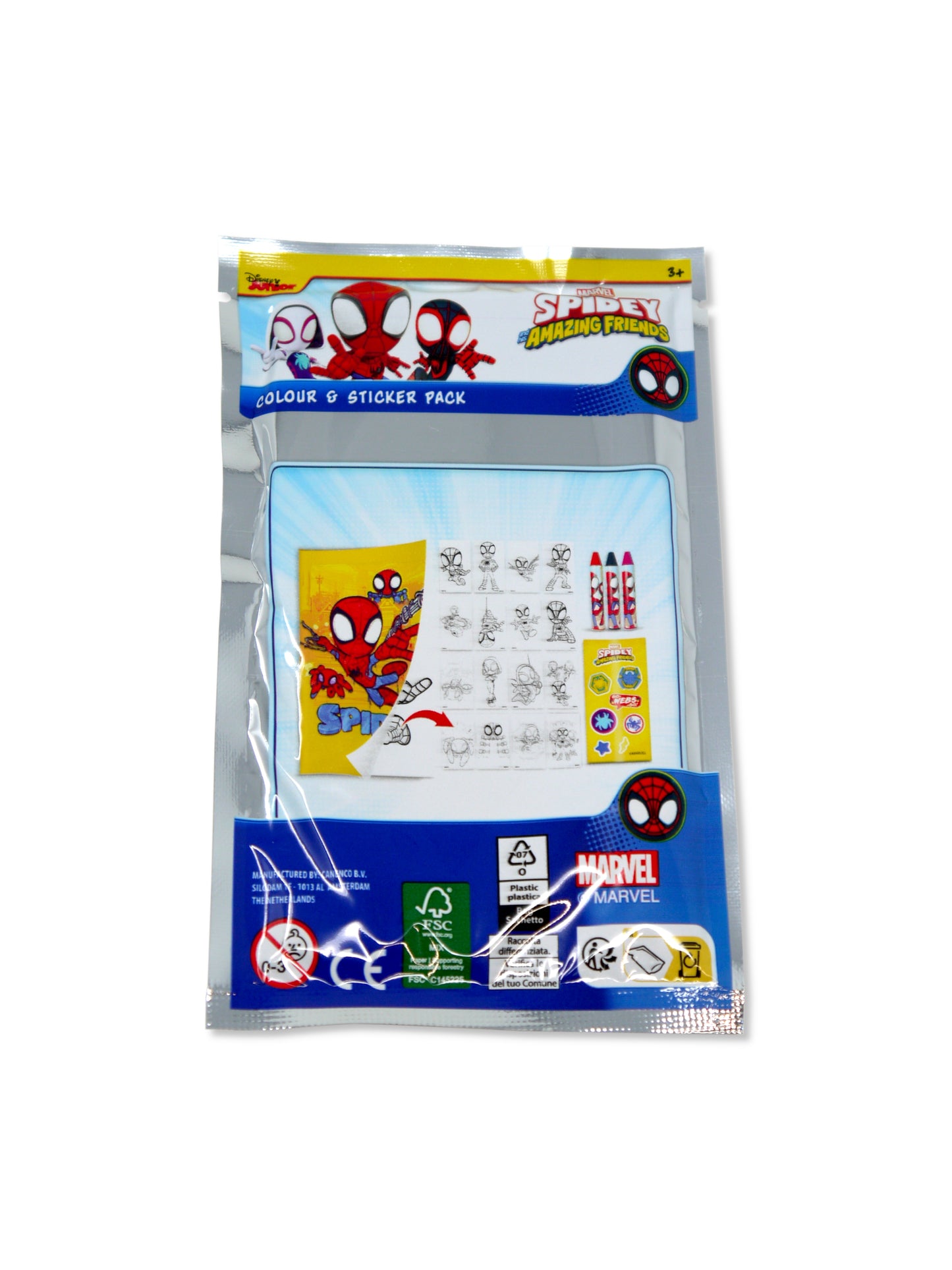 Marvel Spidey Colour & Sticker Activity Packs for Party Bags - Anilas UK