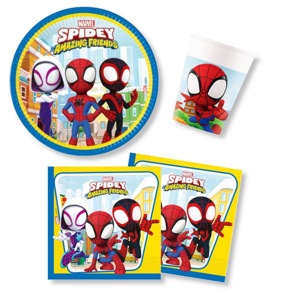 Anila's Spidey Party Pack for 16 people - Anilas UK