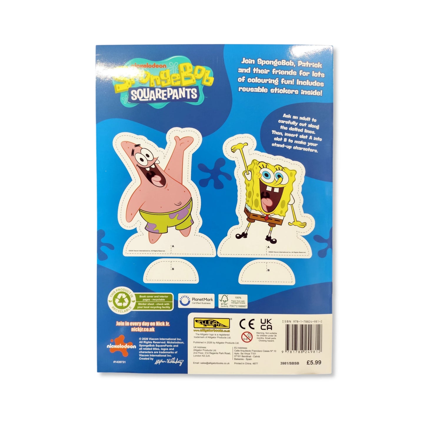 SpongeBob Sticker Book