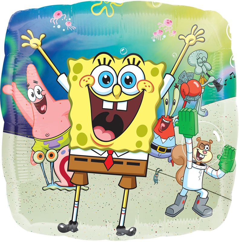 SpongeBob SquarePants 18 Inch Foil Balloon for kids’ parties
