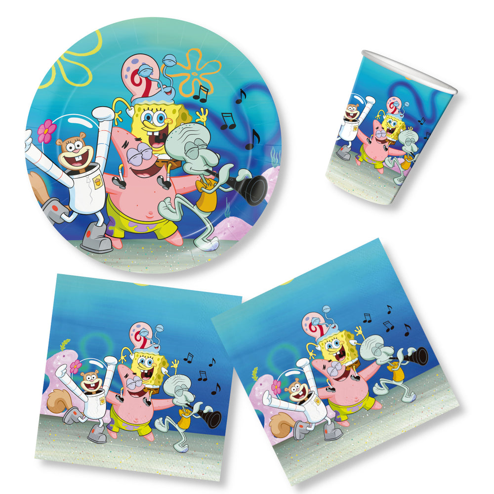Anila's Sponge Bob Party Pack for 16 people - Anilas UK