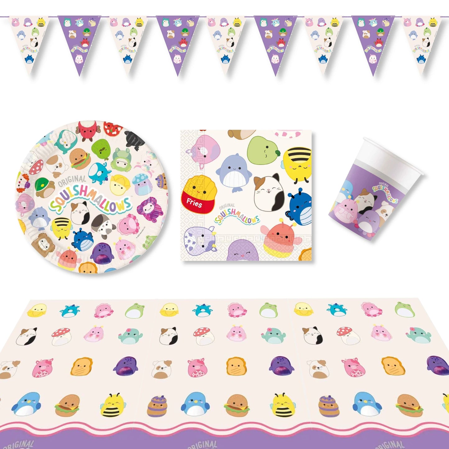 Squishmallows Party Pack for 8 people