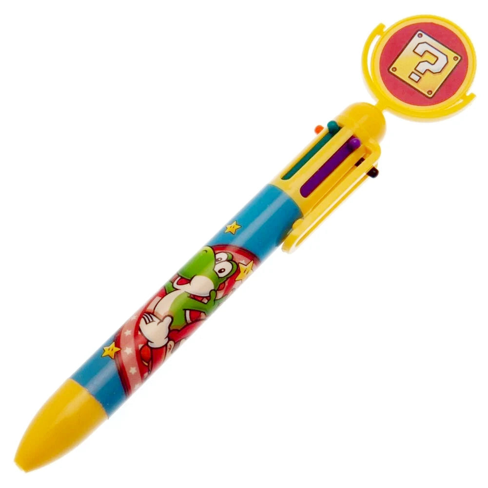 Super Mario Multi Colour Pen With Spinner