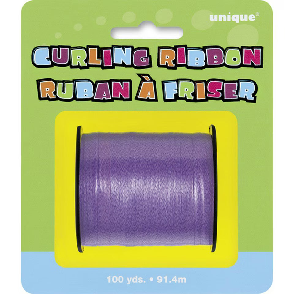 Purple Curling Ribbon (100yds) - Anilas UK