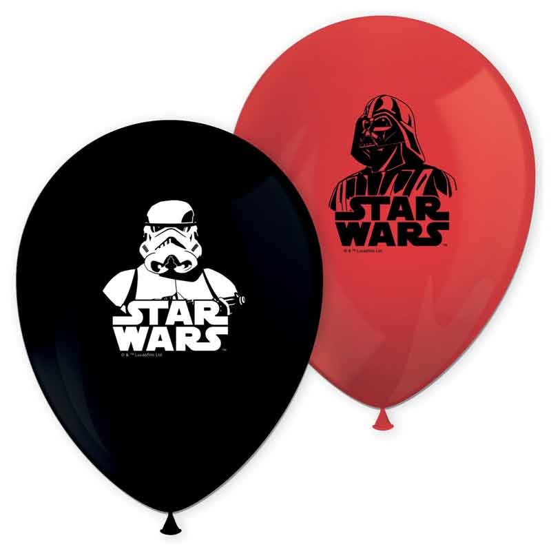 Star Wars Galaxy Latex Balloons, Pack of 8 for children’s parties