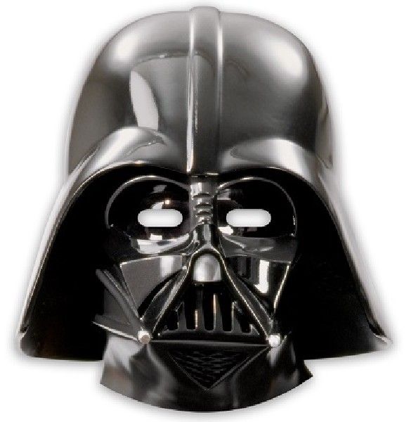 Star Wars Party Masks pack with 6 die-cut paper masks