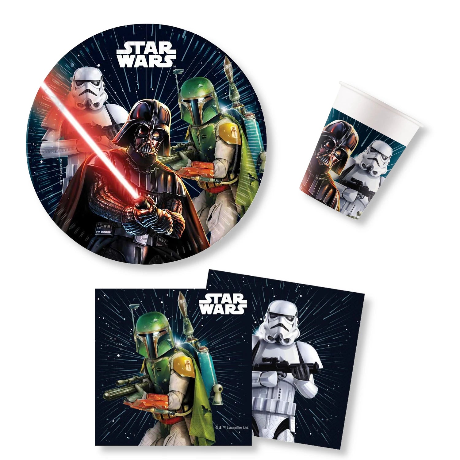 Anila's Star Wars Party Pack for 16 people - Anilas UK