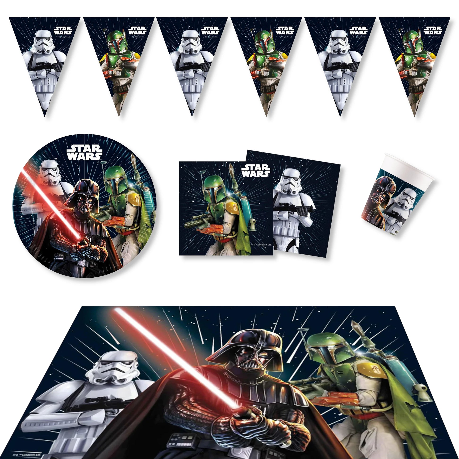 Anila's Star Wars Party Pack for 8 people - Anilas UK
