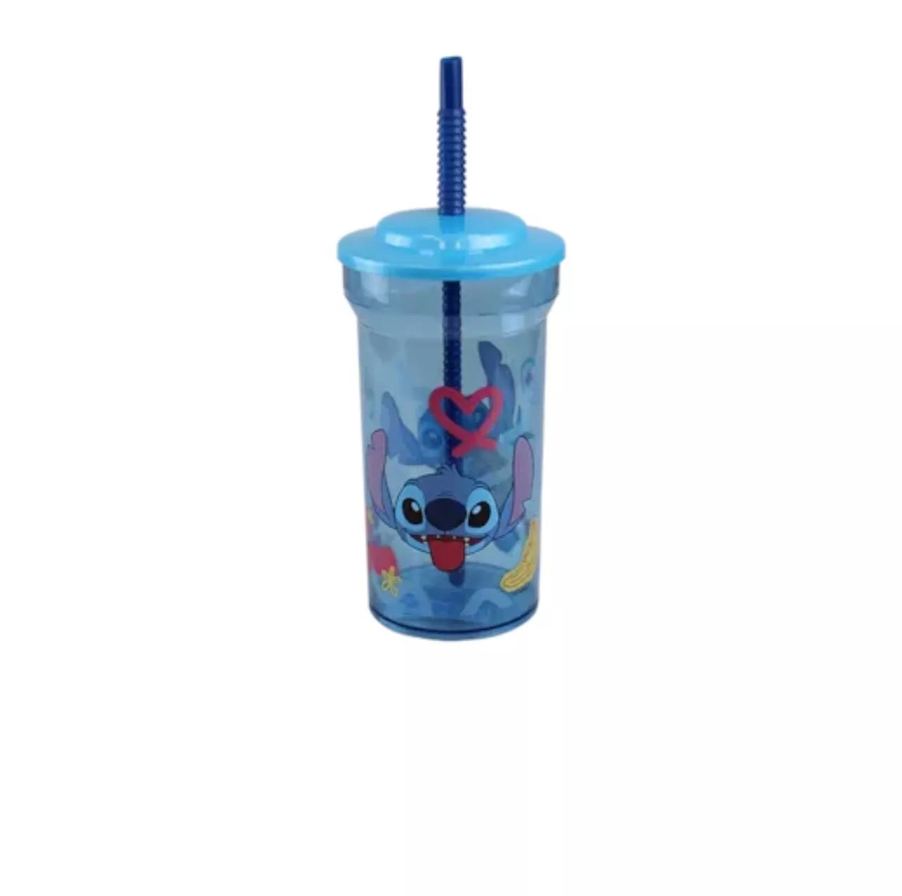 Stitch Clear Straw Tumbler 460ml for kids