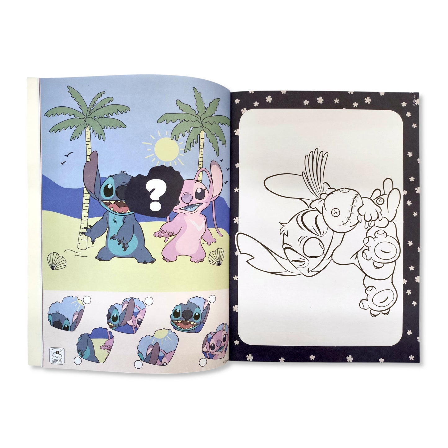 Disney Stitch Colouring Book with Stickers & Pencils