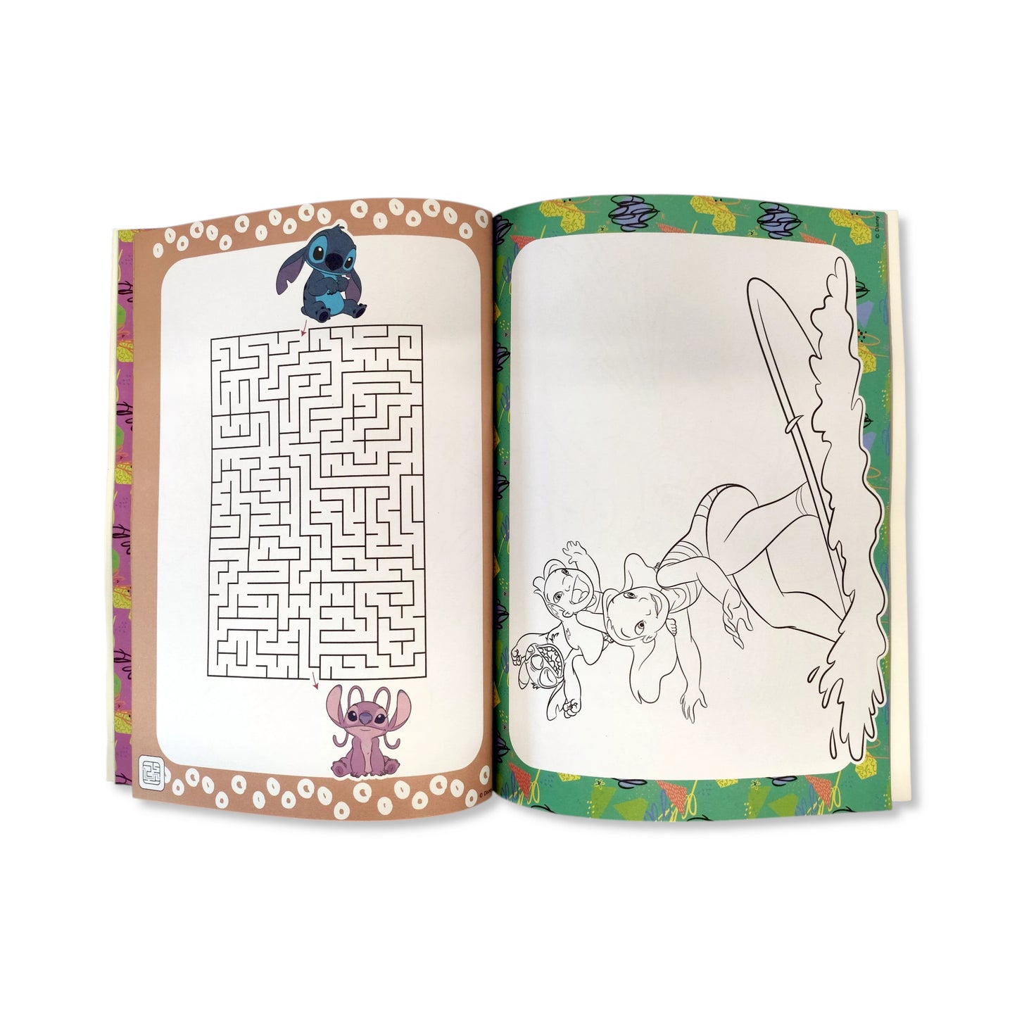 Disney Stitch Colouring Book with Stickers & Pencils