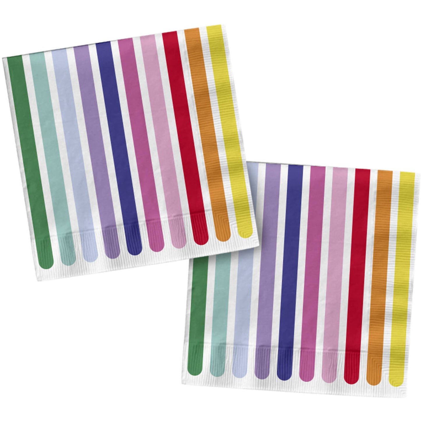 Stripetastic Napkins – pack of 20 colourful striped 33x33 cm paper napkins