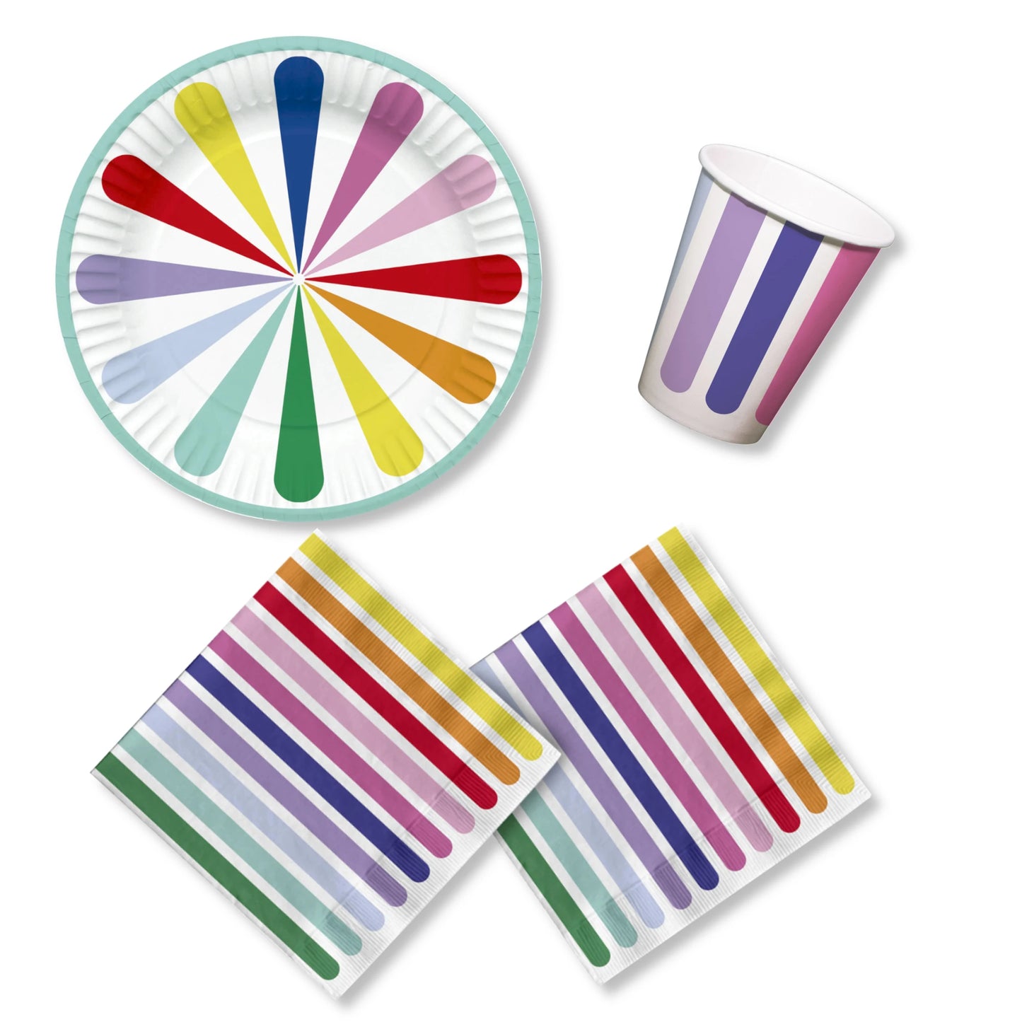 Anila's Stripetastic Party Pack for 16 people - Anilas UK