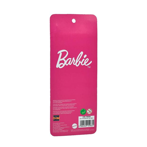 Barbie Stationery Set 4 Pens - Anilas UK